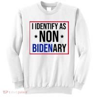 I Identify As Non Bidenary Anti Biden Funny Sweatshirt thumb 0