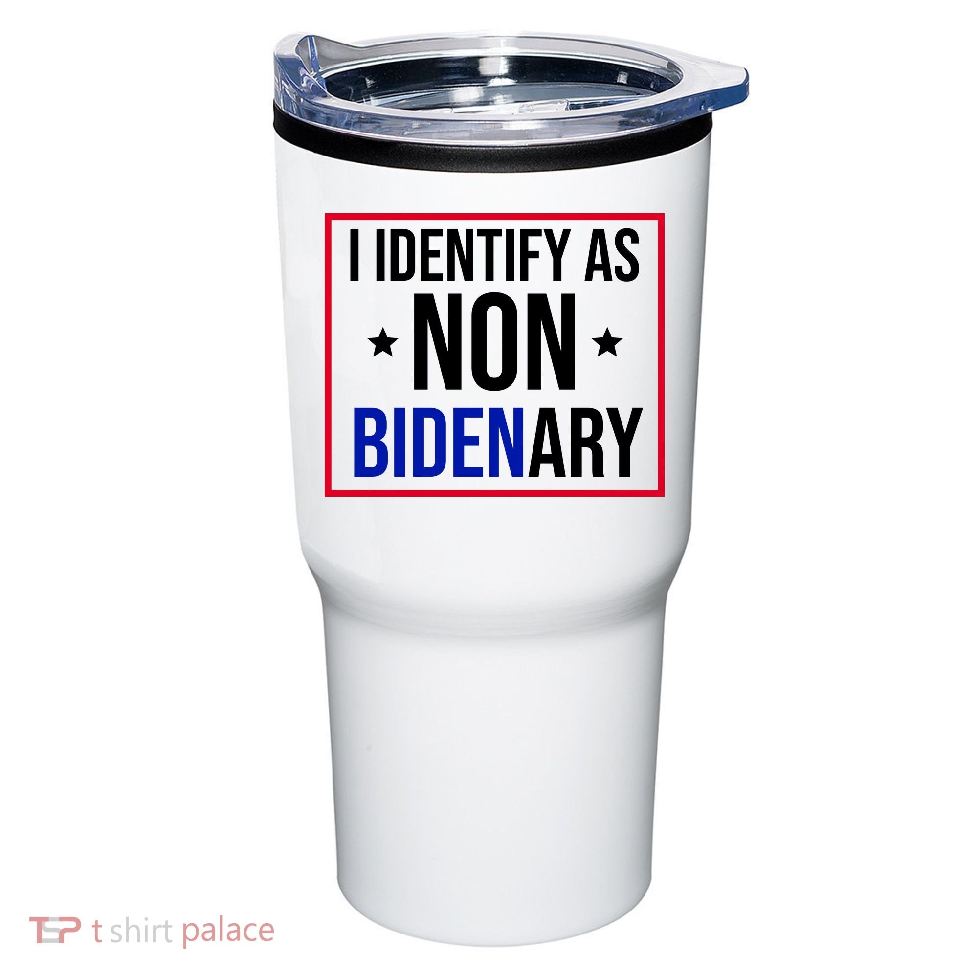 I Identify As Non Bidenary Anti Biden Funny Tumbler