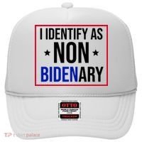 I Identify As Non Bidenary Anti Biden Funny Hat thumb 0