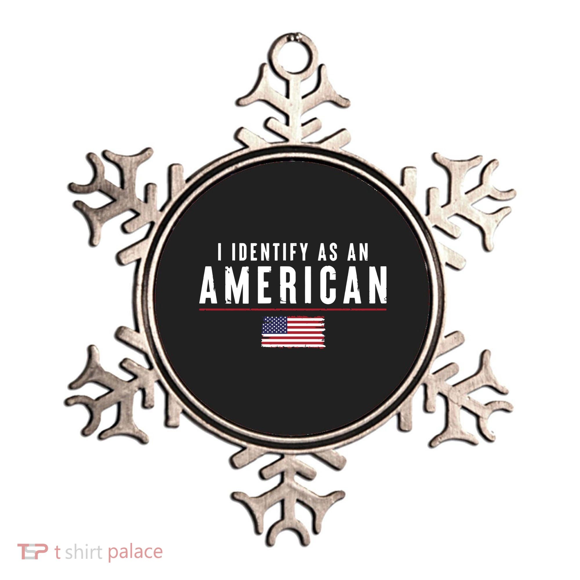 I Identify As An American Ornament