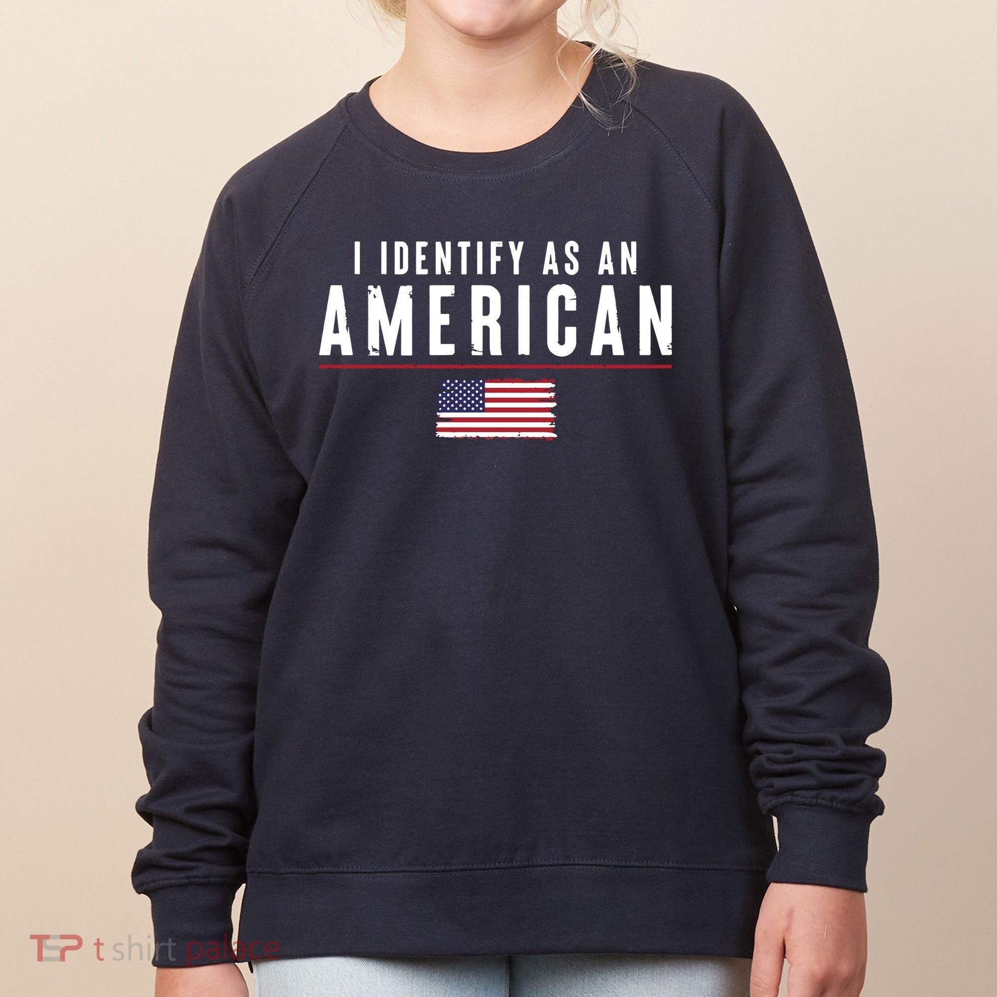 I Identify As An American Women's Sweatshirt