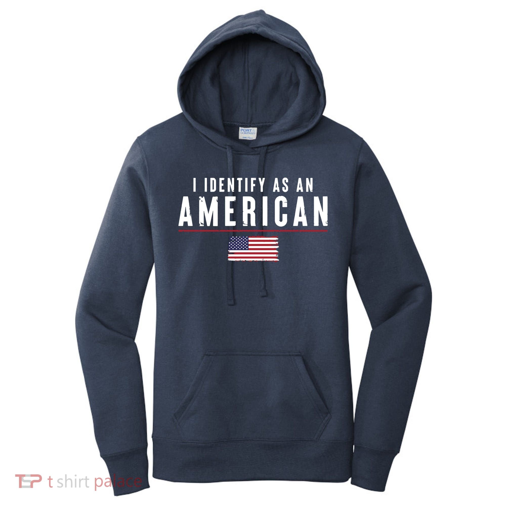 I Identify As An American Women's Hoodie