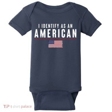 I Identify As An American Baby Bodysuit