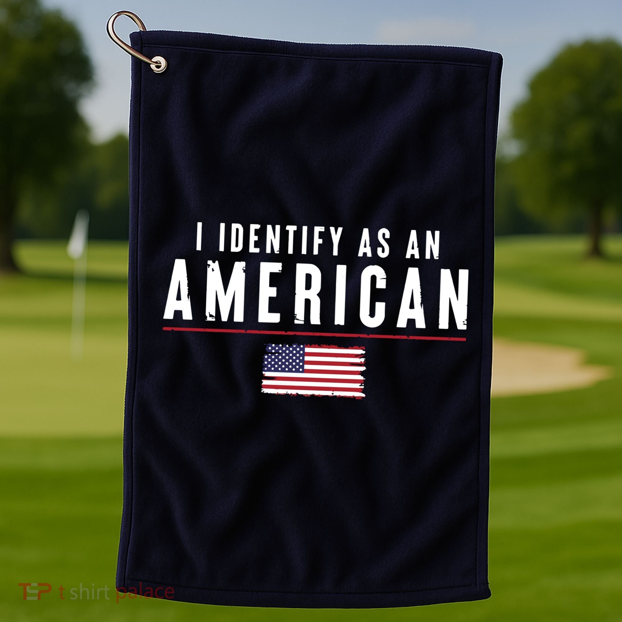 I Identify As An American Golf Towel