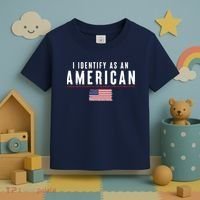 I Identify As An American Toddler T-Shirt thumb 3