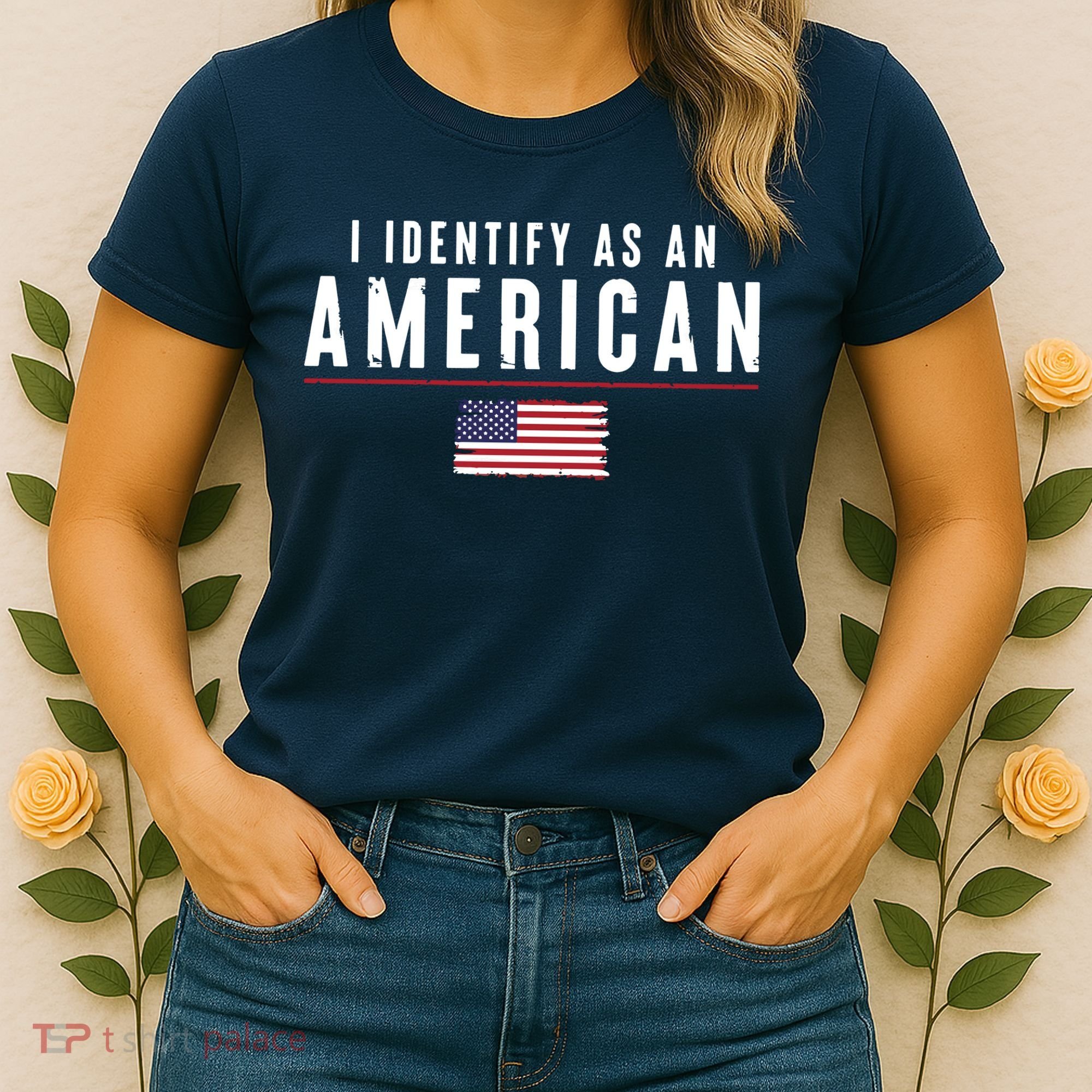 I Identify As An American Women's T-Shirt