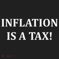 Inflation Is A Tax Golf Towel thumb 3