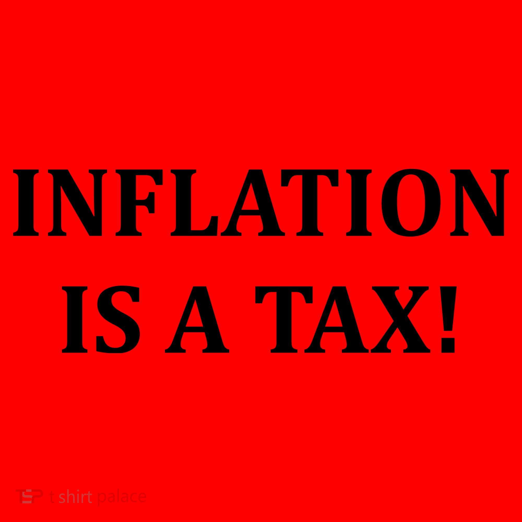 Inflation Is A Tax Santa Hat