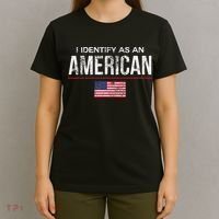 I Identify As An American No Identity Politics Usa T-Shirt thumb 4
