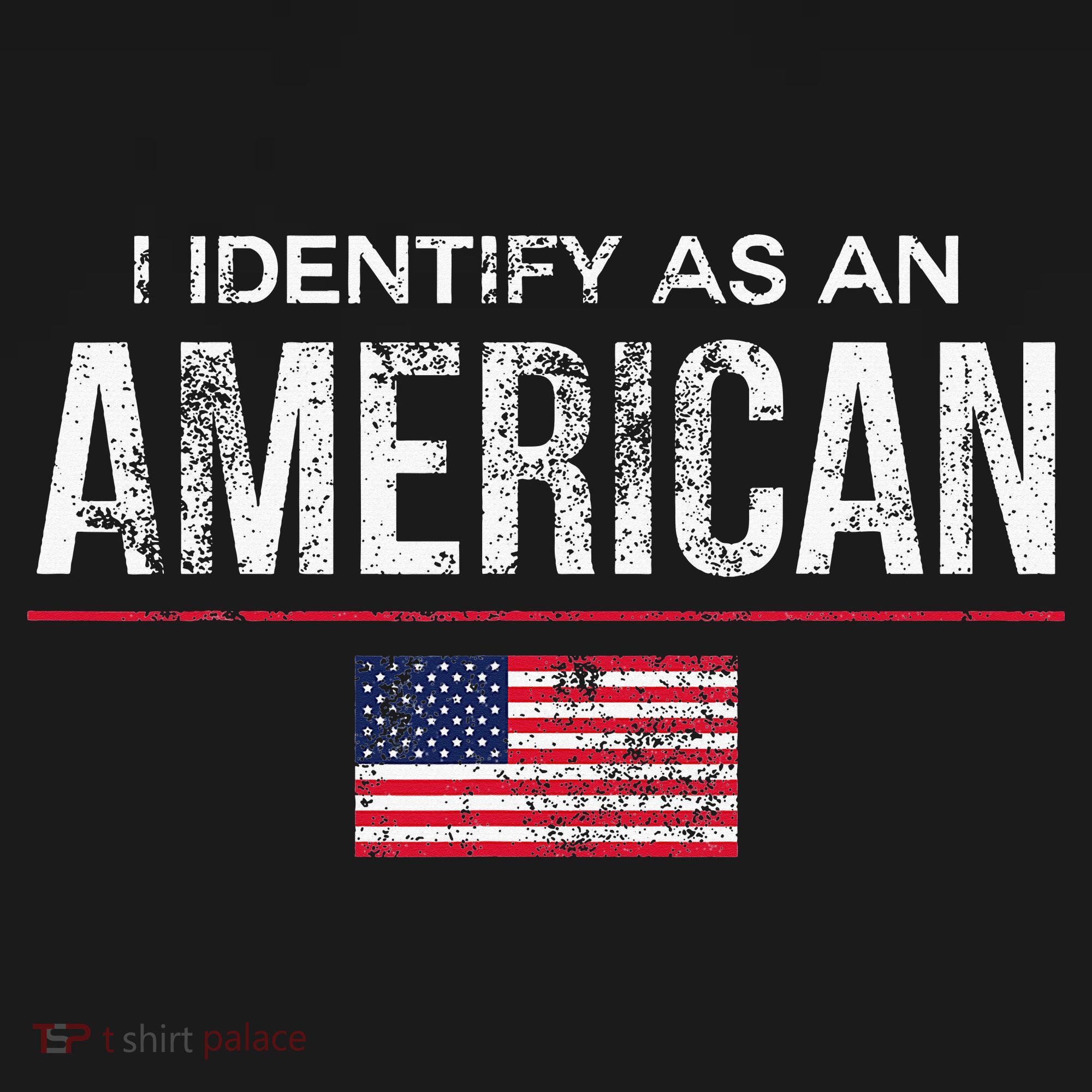 I Identify As An American No Identity Politics Usa T-Shirt