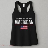 I Identify As An American No Identity Politics Usa Women's Tank Top thumb 3