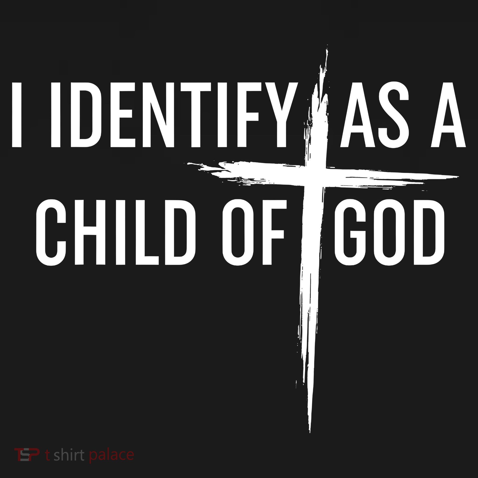 I Identify As A Child Of God Christian Funny Women's Hoodie