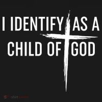 I Identify As A Child Of God Christian Funny Visor thumb 3
