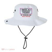 I Identify As A Conspiracy Theorist Pronouns Are Told You So Bucket Hat thumb 0