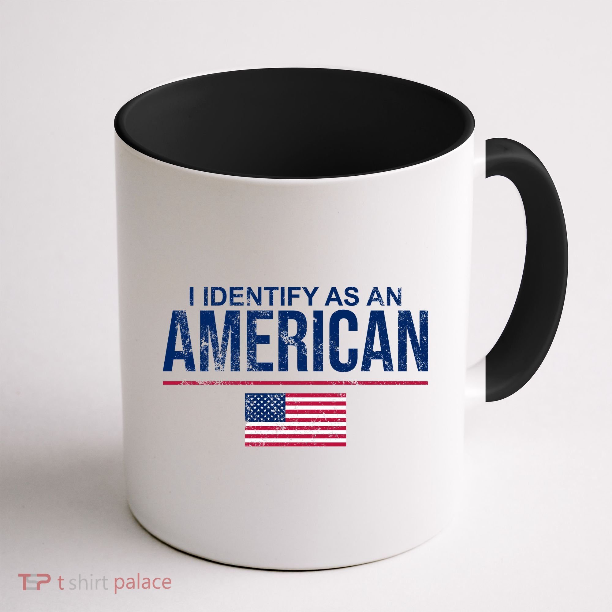 I Identify As An American USA FLAG Coffee Mug