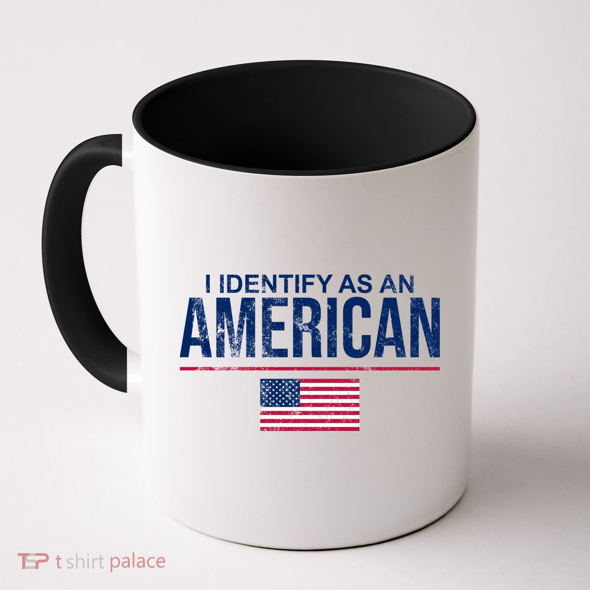I Identify As An American USA FLAG Coffee Mug