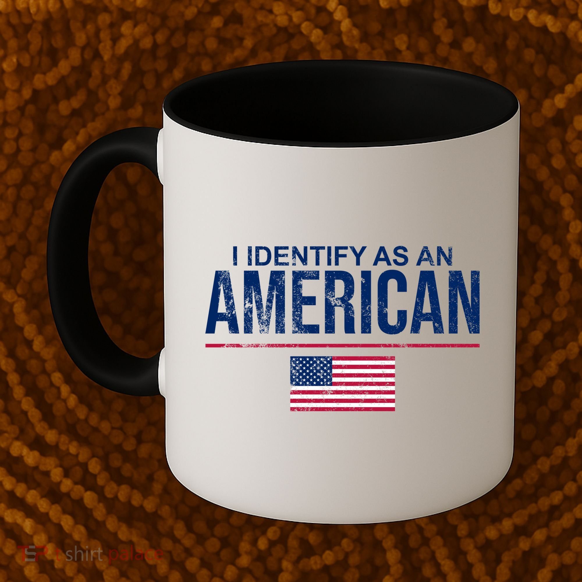 I Identify As An American USA FLAG Coffee Mug