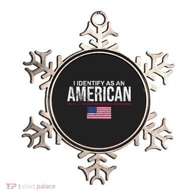 I Identify As An American USA FLAG Ornament