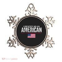 I Identify As An American USA FLAG Ornament thumb 0