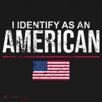 I Identify As An American USA FLAG Ornament thumb 1