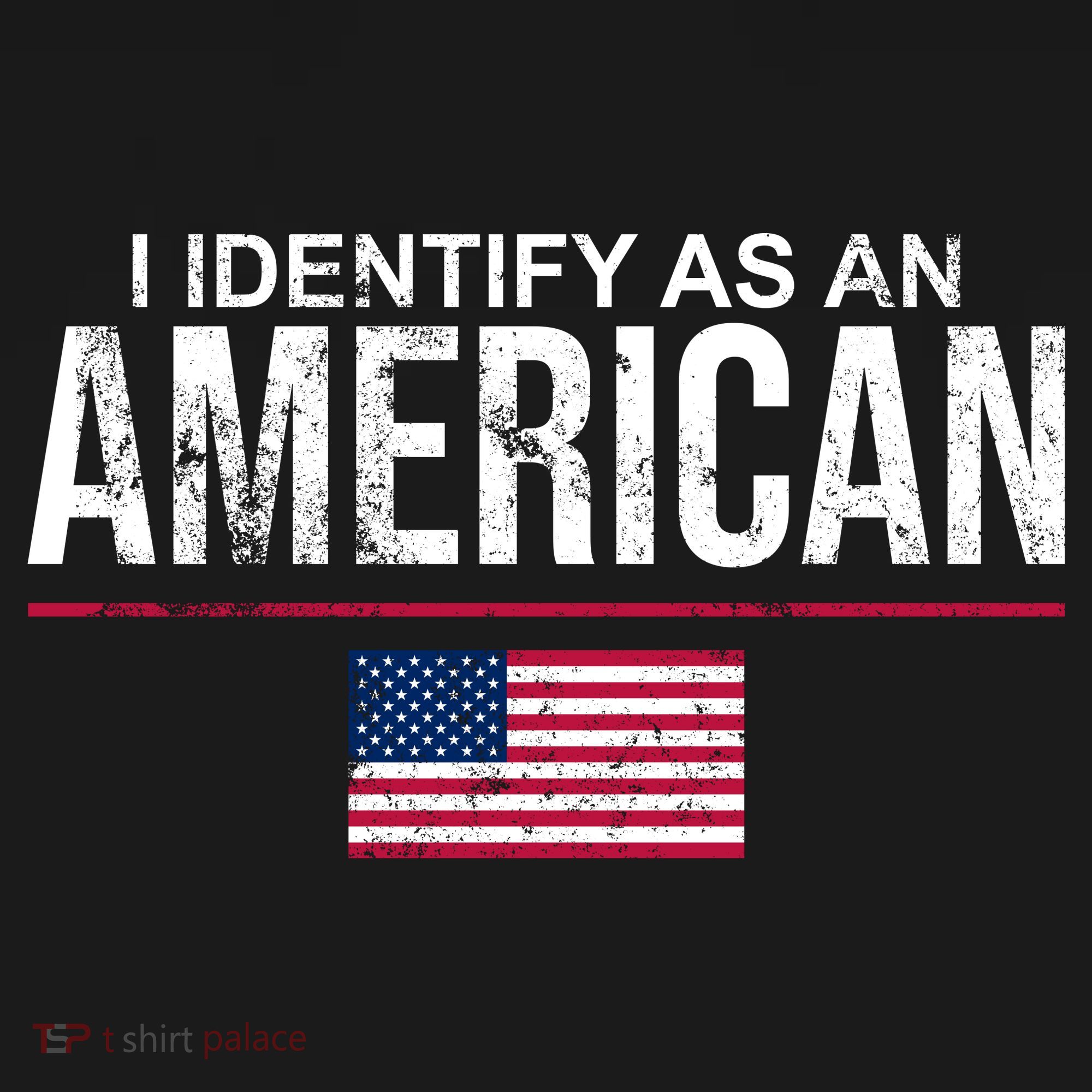 I Identify As An American USA FLAG Ornament