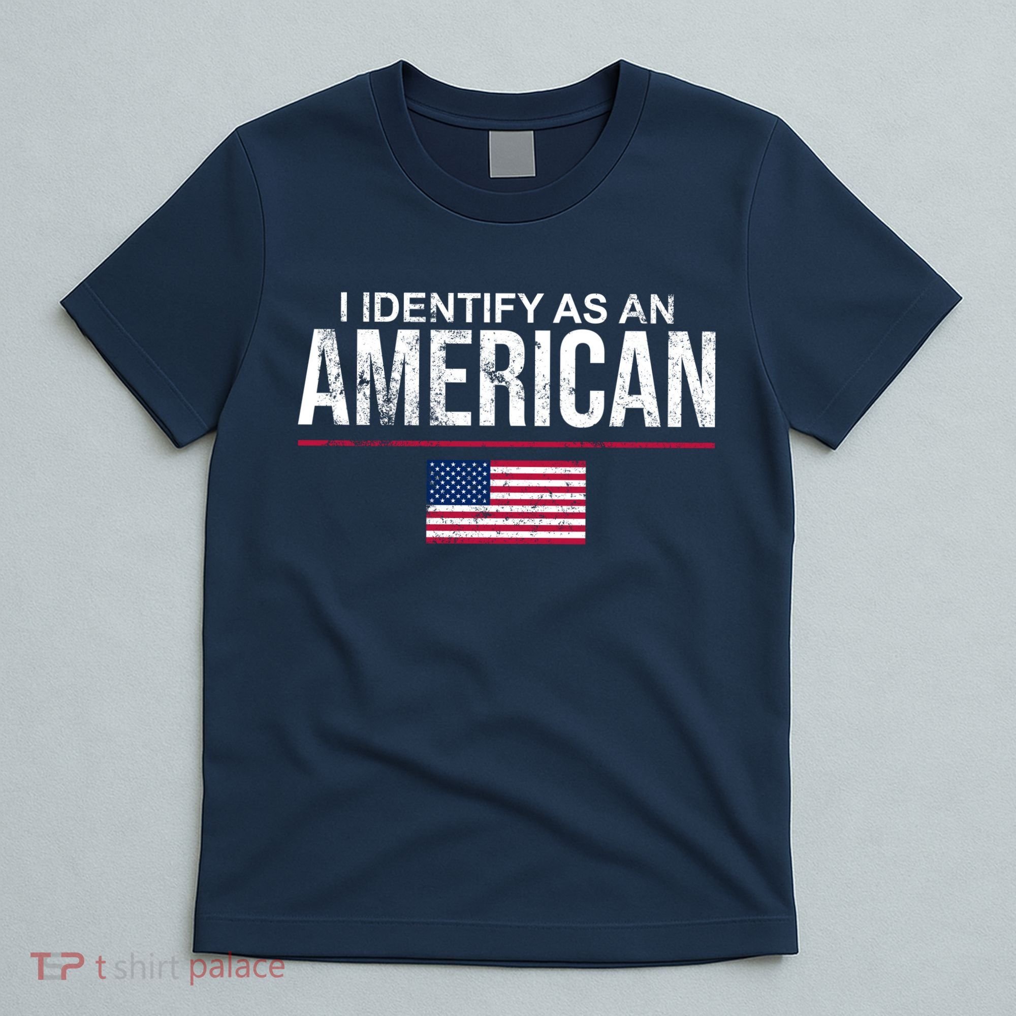I Identify As An American USA FLAG T-Shirt