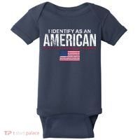 I Identify As An American USA FLAG Baby Bodysuit thumb 0
