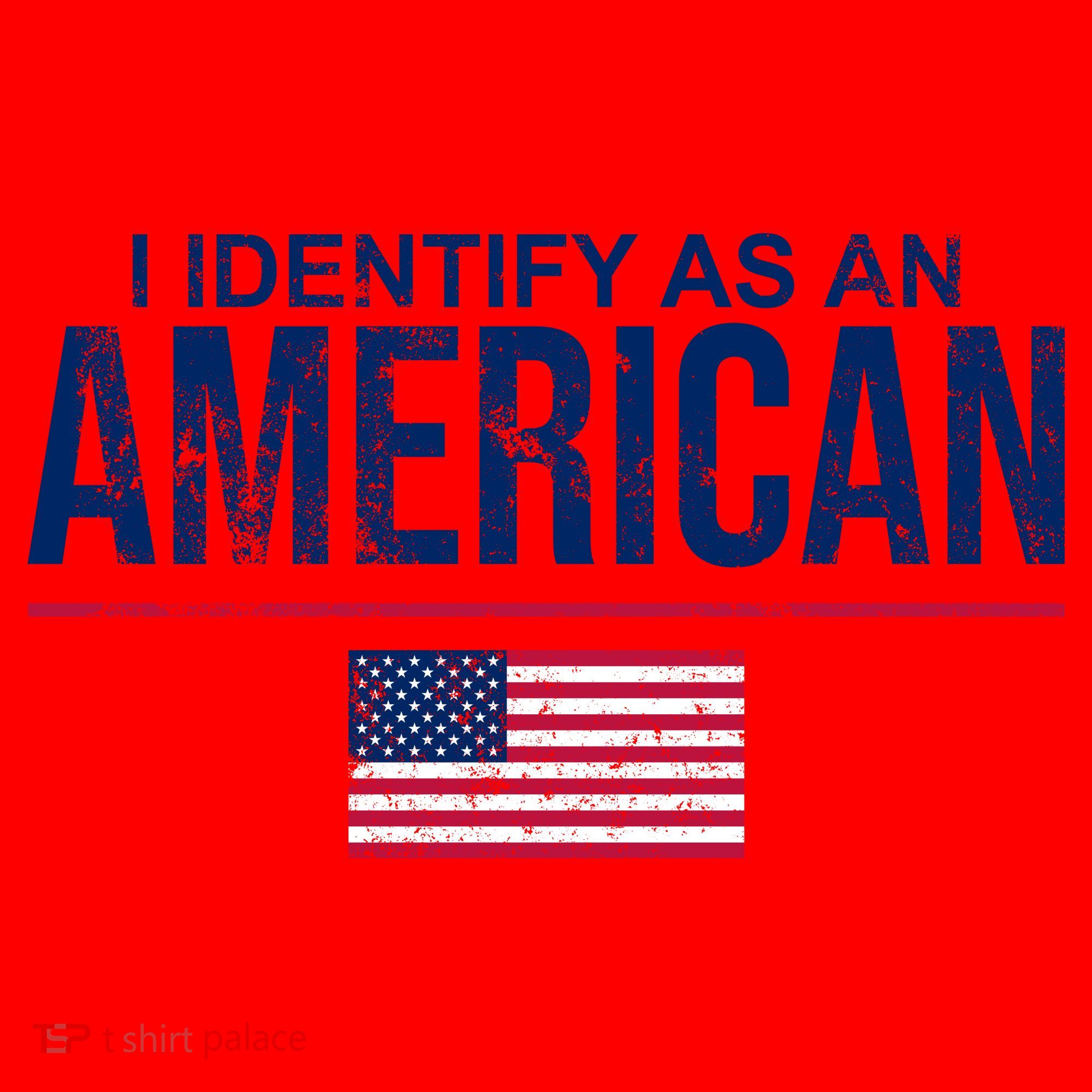 I Identify As An American USA FLAG Santa Hat