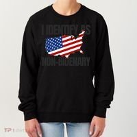 I Identify As Non Bidenary Women's Sweatshirt thumb 0