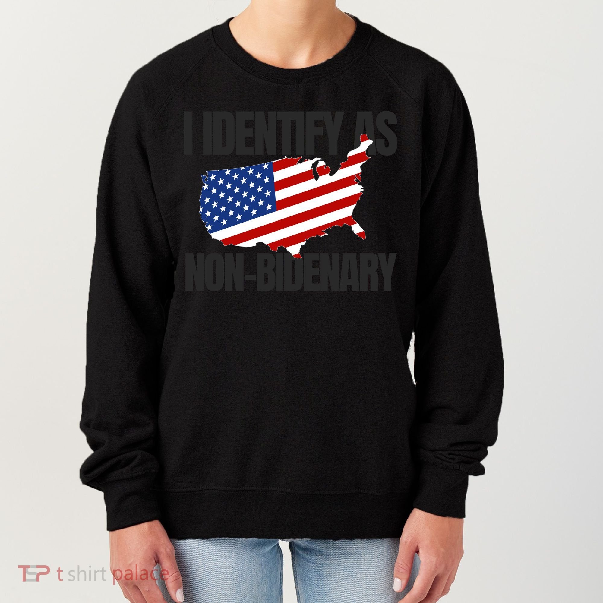 I Identify As Non Bidenary Women's Sweatshirt