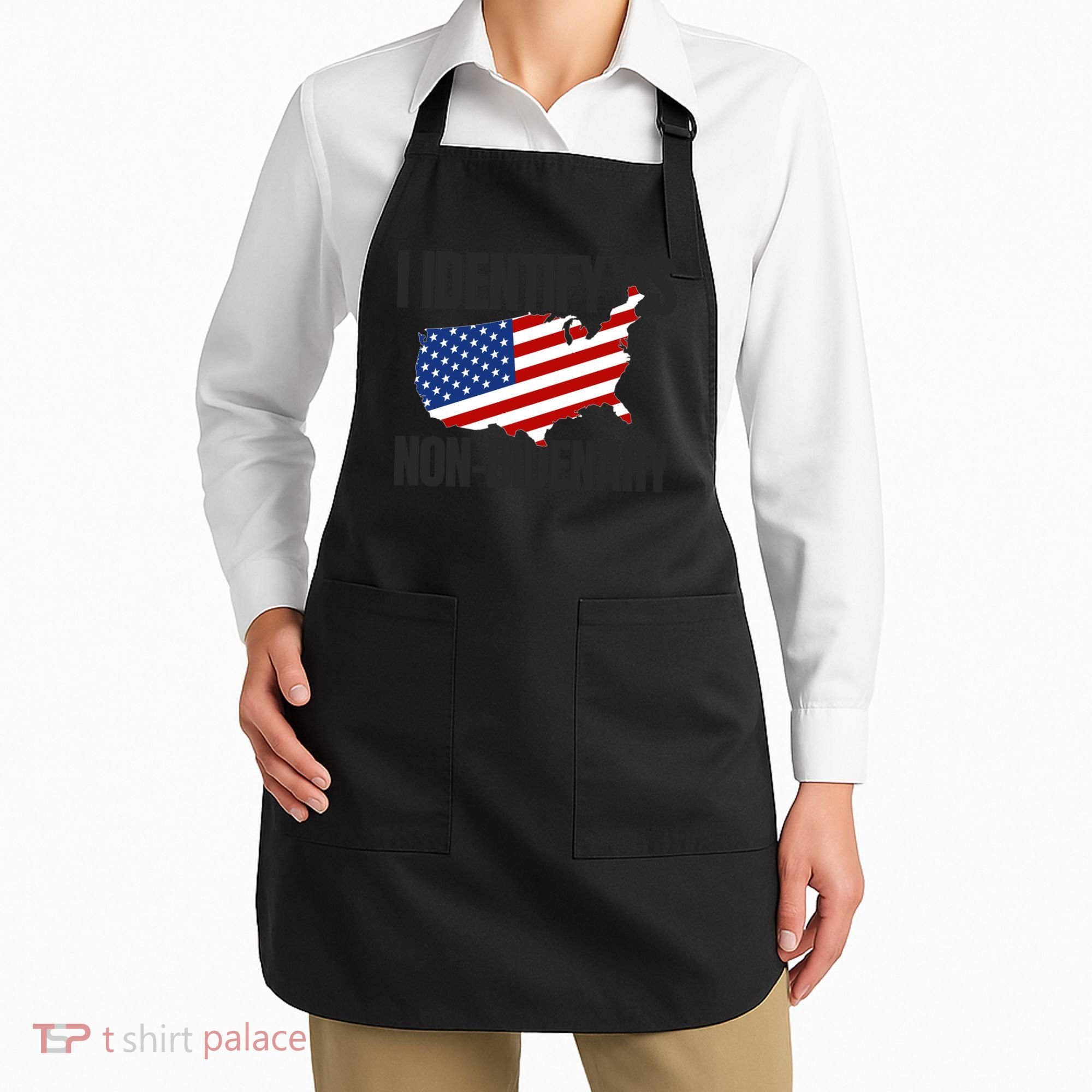 I Identify As Non Bidenary Apron