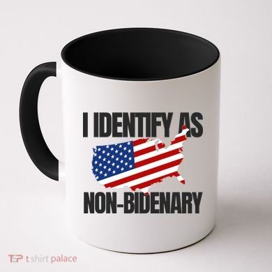 I Identify As Non Bidenary Coffee Mug