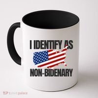 I Identify As Non Bidenary Coffee Mug thumb 0