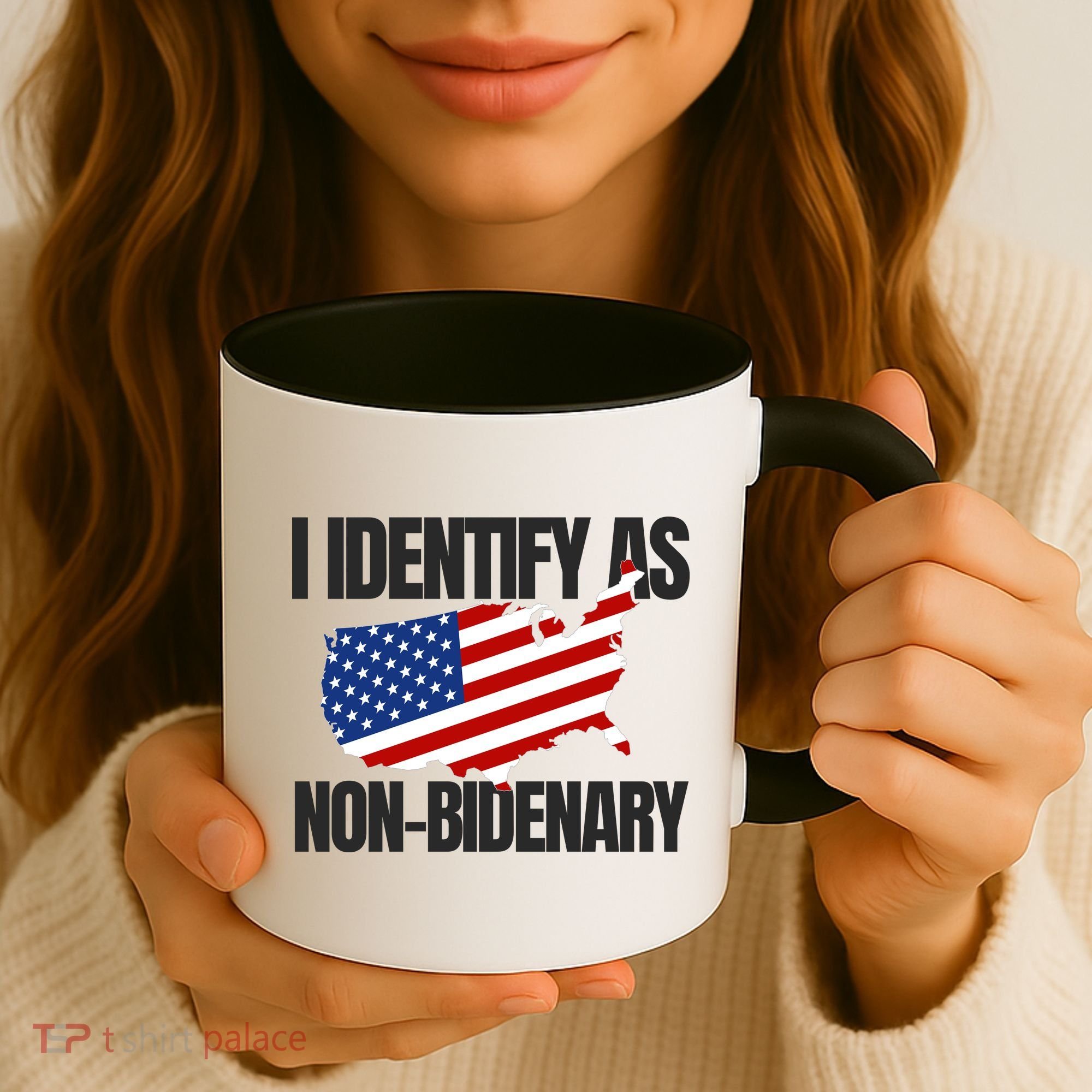 I Identify As Non Bidenary Coffee Mug