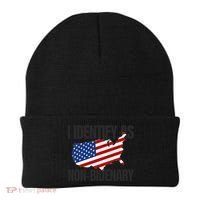 I Identify As Non Bidenary Beanie thumb 0