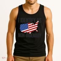 I Identify As Non Bidenary Tank Top thumb 3