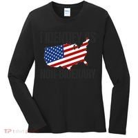 I Identify As Non Bidenary Women's Long Sleeve Shirt thumb 0
