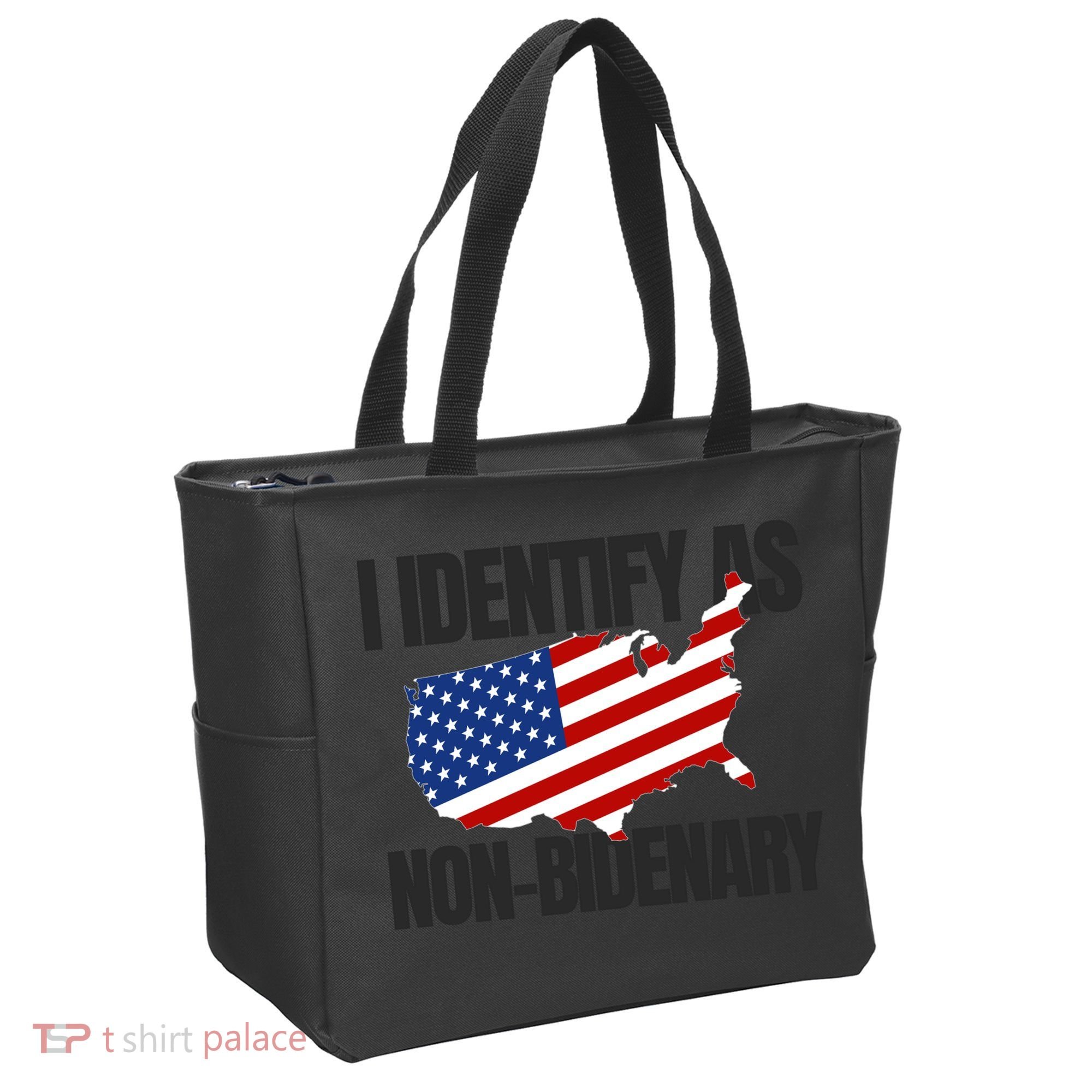I Identify As Non Bidenary Tote Bag