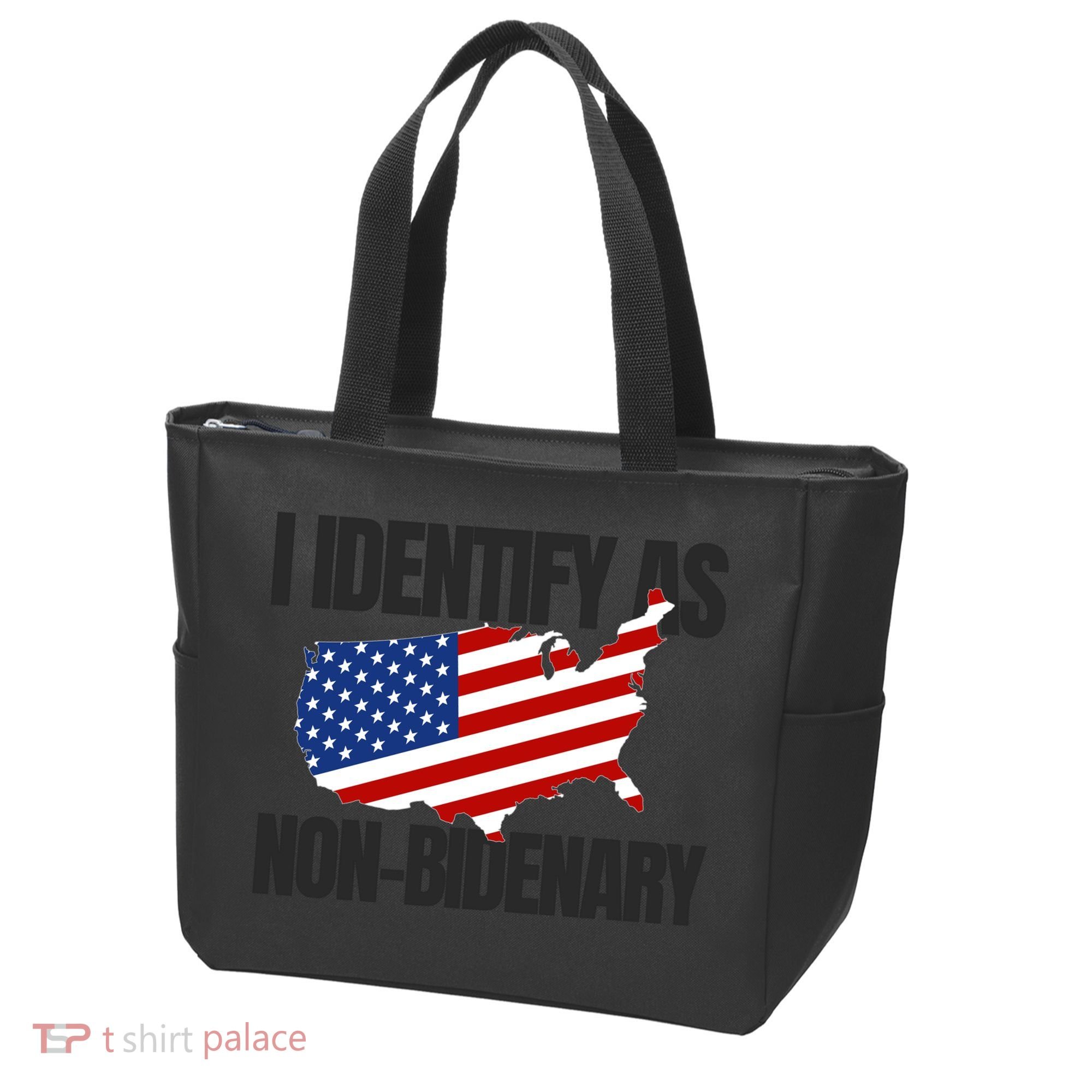 I Identify As Non Bidenary Tote Bag