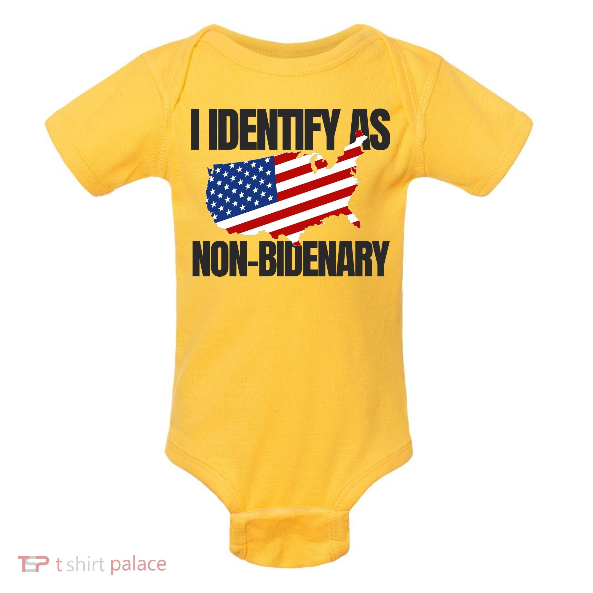 I Identify As Non Bidenary Baby Bodysuit