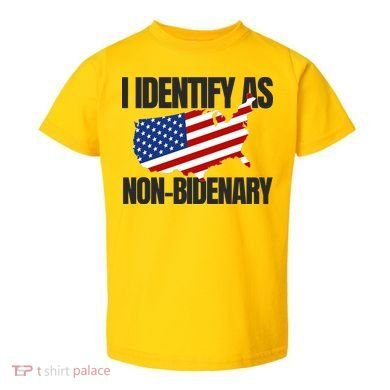 I Identify As Non Bidenary Toddler T-Shirt
