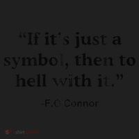 If ItS A Symbol To Hell With It Christian God Jesus Women's Sweatshirt thumb 2