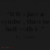 If ItS A Symbol To Hell With It Christian God Jesus Backpack thumb 2