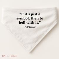 If ItS A Symbol To Hell With It Christian God Jesus USA-Made Doggie Bandana thumb 0