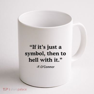 If ItS A Symbol To Hell With It Christian God Jesus Coffee Mug back