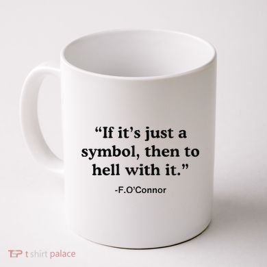 If ItS A Symbol To Hell With It Christian God Jesus Coffee Mug