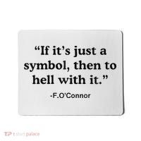 If ItS A Symbol To Hell With It Christian God Jesus Mousepad thumb 0