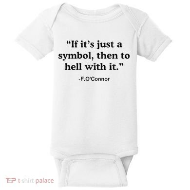 If ItS A Symbol To Hell With It Christian God Jesus Baby Bodysuit