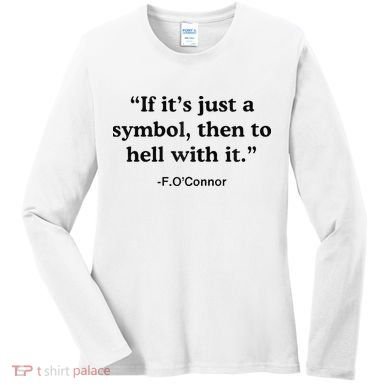 If ItS A Symbol To Hell With It Christian God Jesus Women's Long Sleeve Shirt