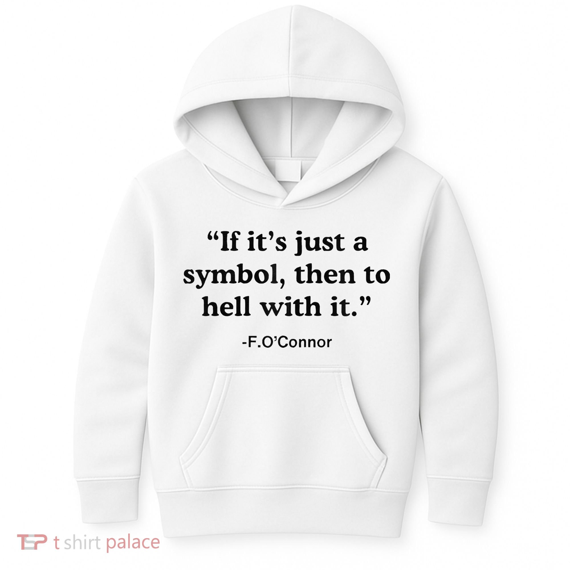 If ItS A Symbol To Hell With It Christian God Jesus Kids Hoodie